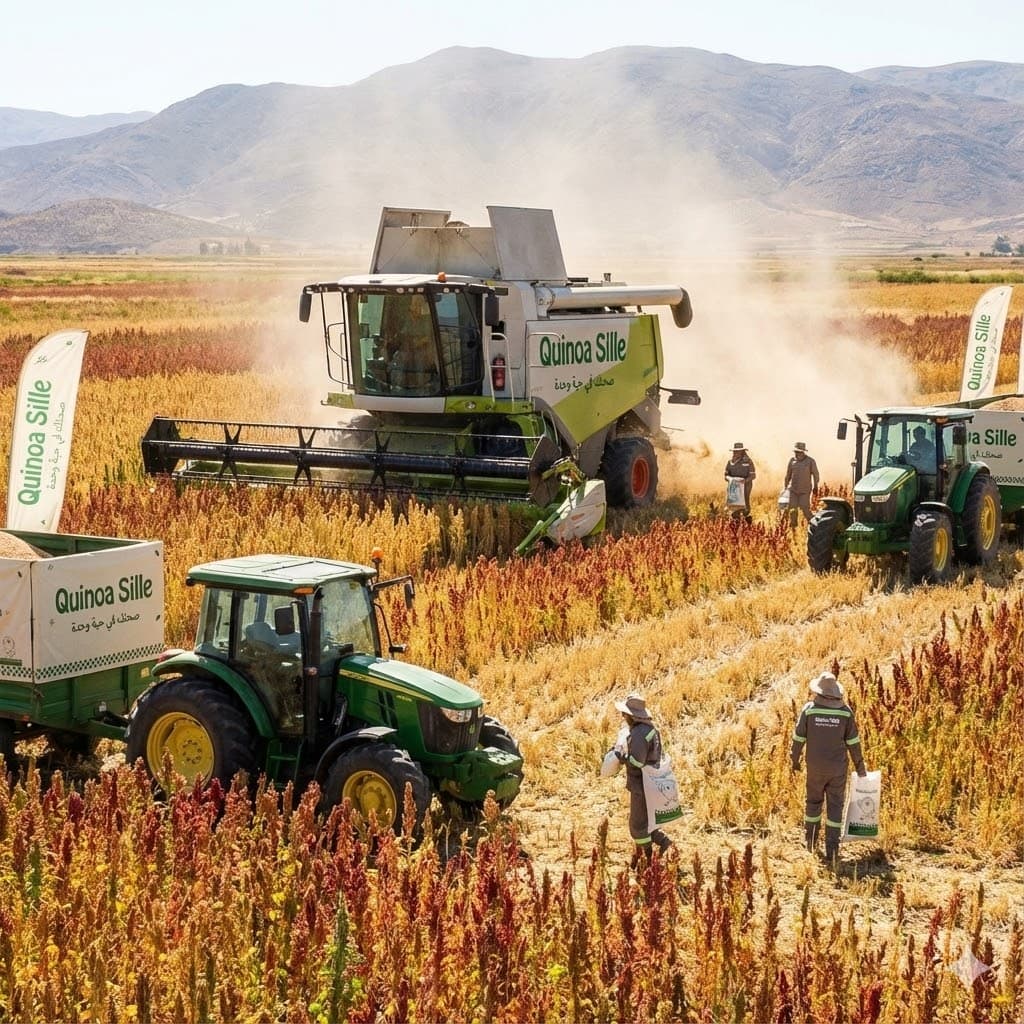 Harvesting Quinoa